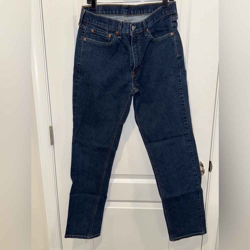Levi's Dark Blue Tapered Leg Athletic Fit Jean Men's Jeans